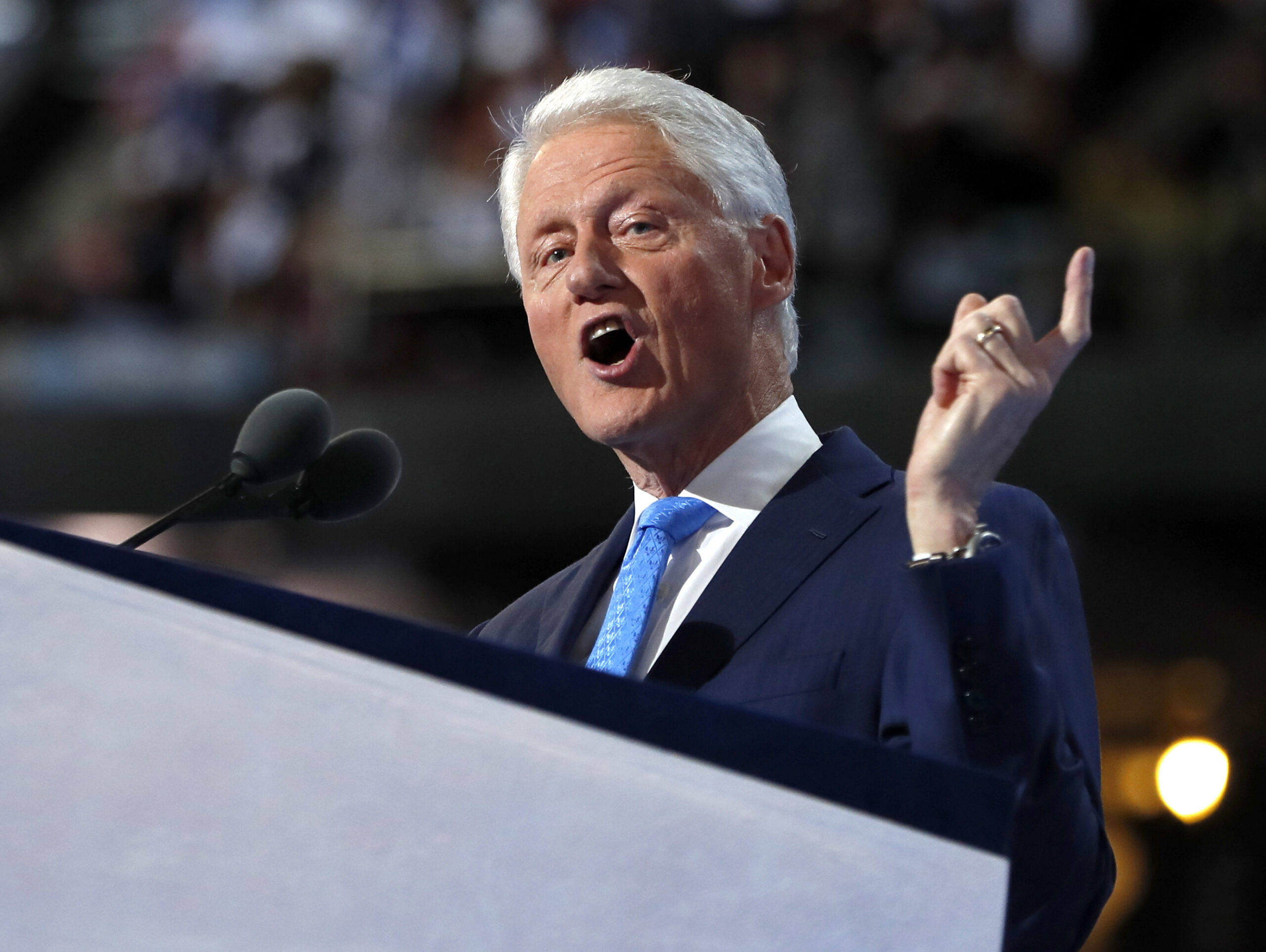 FILE - In this July 26, 2016 file photo, former President Bill Clinton speaks during the second day session of the Democratic National Convention in Philadelphia. Clinton will deliver a eulogy at the Rhode Island funeral for a longtime friend and major Democratic donor and fundraiser.
The service for Mark Weiner will be held Tuesday, Aug. 2, at noon at the Temple Beth-El synagogue in Providence. (AP Photo/Carolyn Kaster, File) (AP)