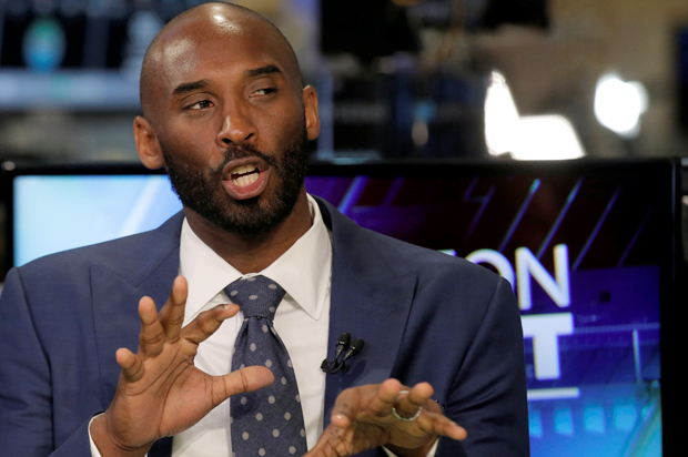 Kobe Bryant speaks during an interview on CNBC at the New York Stock Exchange, August 22, 2016. (Reuters/Brendan McDermid)