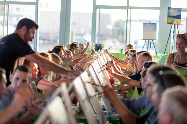 A Paint Nite Event.
