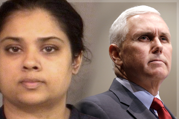Purvi Patel; Mike Pence (AP/Michael Conroy/Photo montage by Salon)
