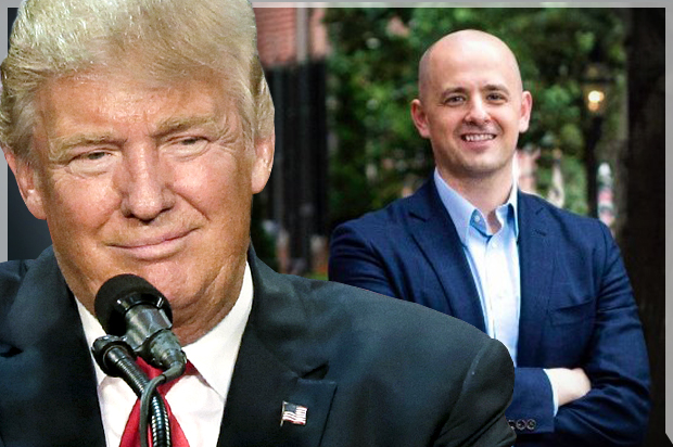 Donald Trump; Evan McMullin (AP/David Furst/Wikimedia/Photo montage by Salon)
