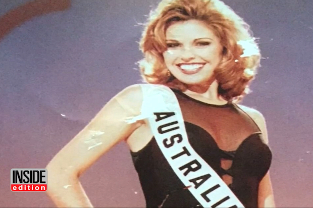 Jodie Seal, who was Miss Australia during the 1996 pageant, said Donald Trump fat-shamed her (Inside Edition screenshot)
