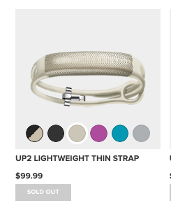 Screengrab from Jawbone website