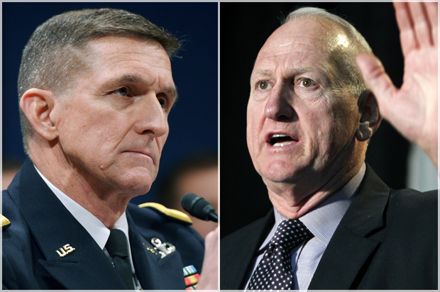 Michael Flynn, William Boykin (Getty/Mandel Ngan/AP/Ed Andrieski)