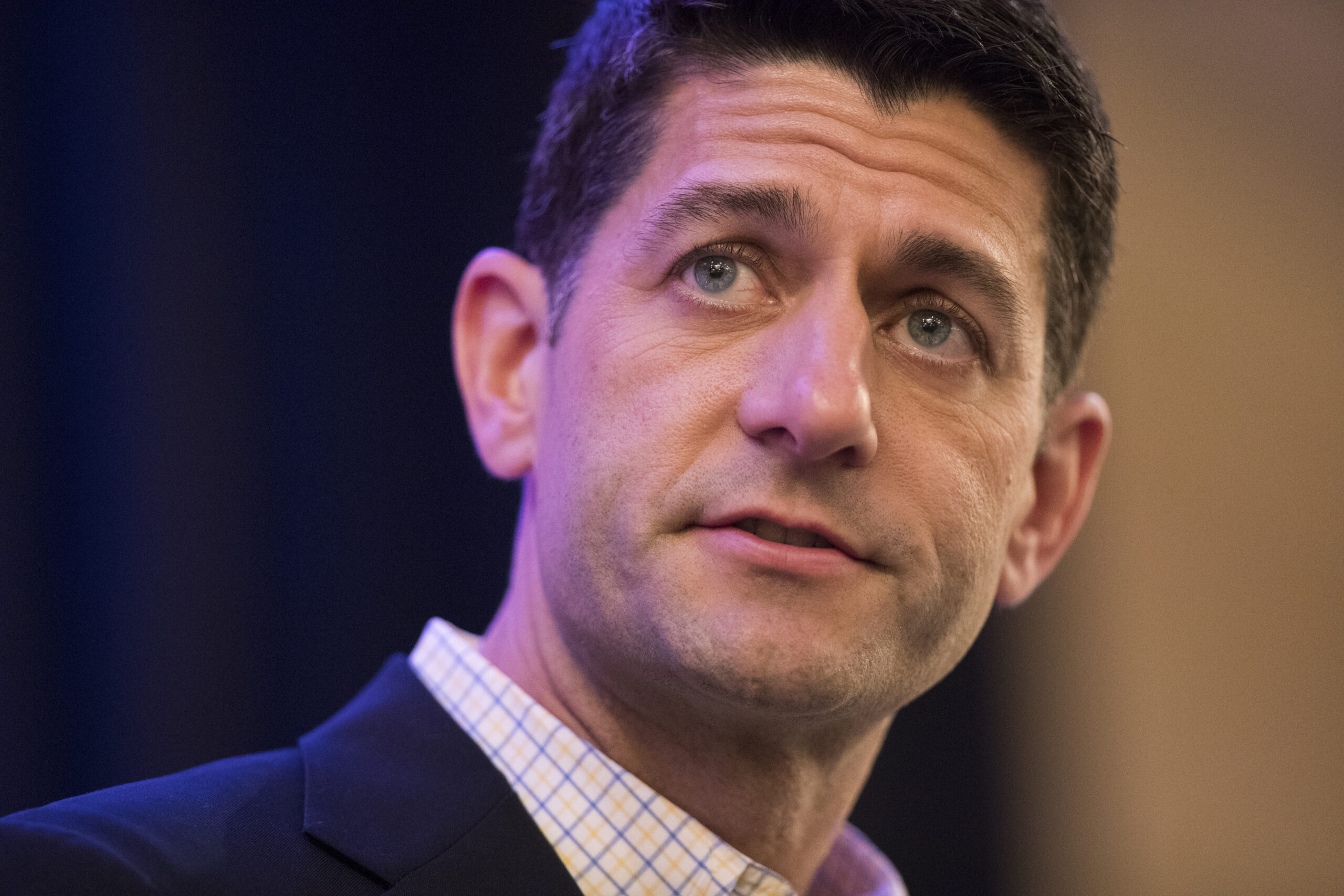 FILE - In this July 18, 2016 file photo, House Speaker Paul Ryan of Wis. speaks in Westlake, Ohio.Republicans don’t want to be blamed for prematurely giving up on Donald Trump, the party’s presidential nominee, for fear of alienating his supporters. But with Trump lagging in most polls and Election Day two months off, many in the GOP view the strategy as low-risk because of the deep antipathy many Republicans hold toward Clinton. (AP Photo/Evan Vucci, File) (AP)