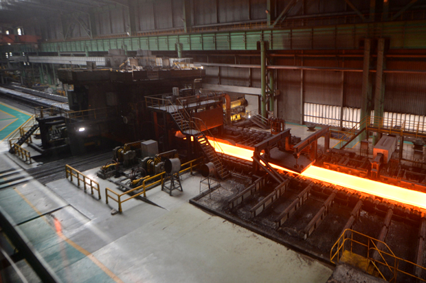 A steel mill in Tangshan, China's Hebei province., April 11, 2015. (Getty)