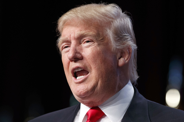Donald Trump speaks to the National Guard Association of the United States, Monday, Sept. 12, 2016, in Baltimore. (AP/Evan Vucci)