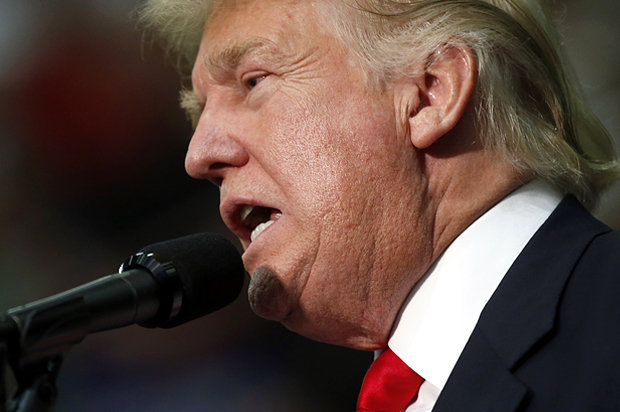 ASHEVILLE, NC - SEPTEMBER 12:   Republican presidential candidate Donald Trump speaks to supporters at a rally on September 12, 2016 at U.S. Cellular Center in Asheville, North Carolina. Trump criticized Democratic rival Hillary Clinton for saying that half of his supporters belong in a "basket of deplorables."  (Photo by Brian Blanco/Getty Images) (Getty/Brian Blanco)
