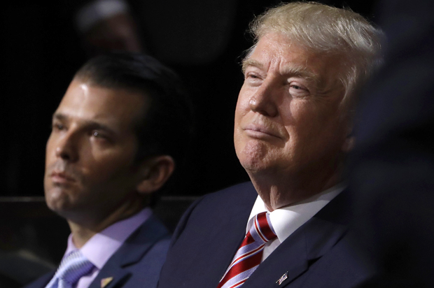 Donald Trump, Jr., Donald Trump (AP/Matt Rourke)