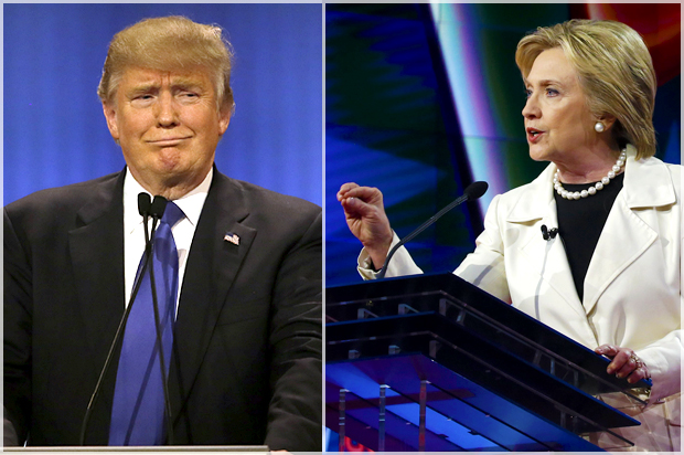Donald Trump; Hillary Clinton (AP/Carlos Osorio/Reuters/Lucas Jackson)