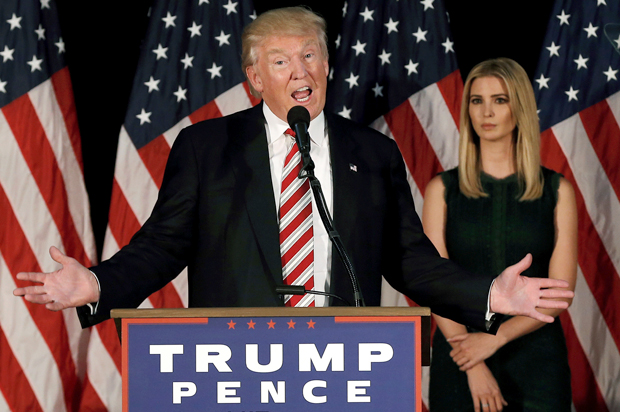 Donald Trump, Ivanka Trump (Reuters/Mike Segar)