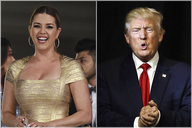 Alicia Machado; Donald Trump (Getty/Robyn Beck/AP/John Locher)