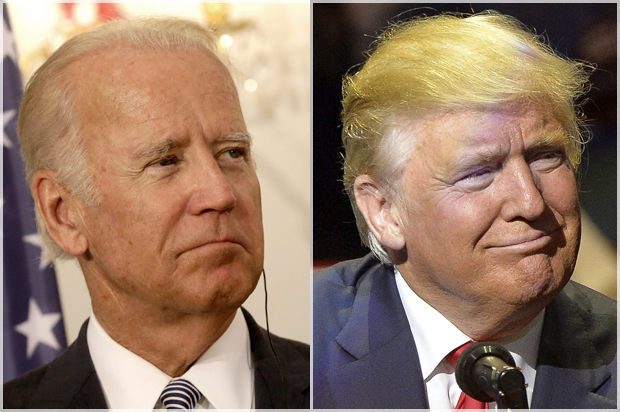 Joe Biden; Donald Trump (Reuters/Ints Kalnins/Bryan Woolston)