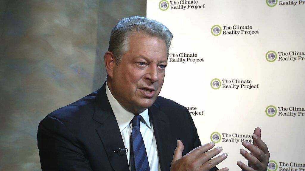 FILE In this file image from video, taken Nov. 9, 2015, former Vice President Al Gore is interviewed by The Associated Press in Nashville, Tenn. (AP Photo/Alex Sanz, File)