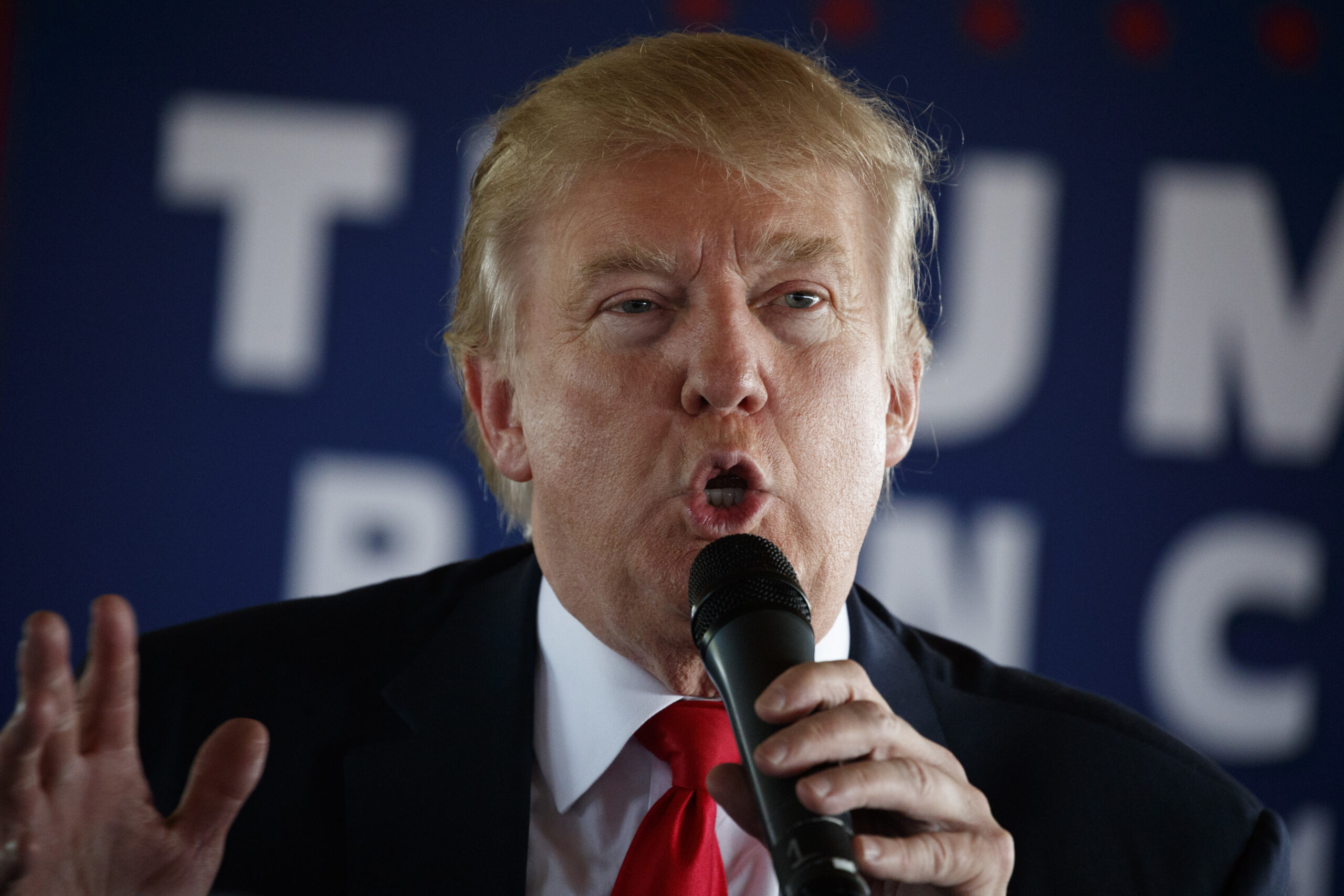 Republican presidential candidate Donald Trump speaks in Boynton Beach, Fla., Monday, Oct. 24, 2016. (AP)