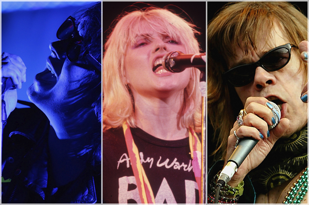 Julian Casablancas; Debbie Harris; David Johansen (Getty/Simone Joyner/Hulton Archive/ Bruno Vincent)