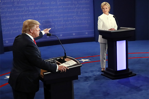 Donald Trump, Hillary Clinton (AP/Mark Ralston)
