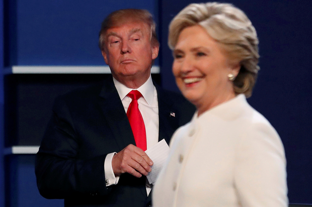 Donald Trump, Hillary Clinton (Reuters/Mike Blake)