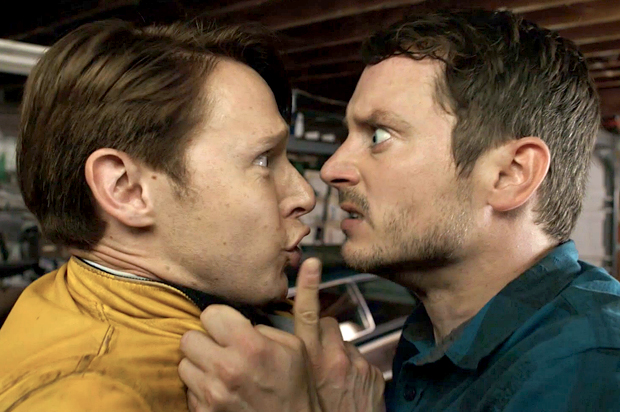 Samuel Barnett and Elijah Wood in "Dirk Gently's Holistic Detective Agency" (BBC America)