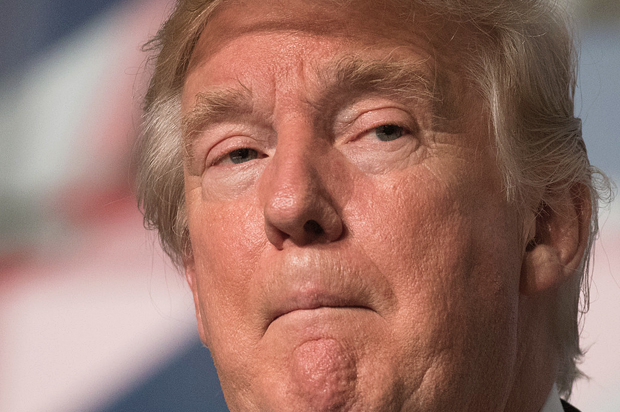 Donald Trump, the Republican candidate for President, speaks at the Values Voter Summit, a conference of Christian religious and social conservatives, at the Omni Shoreham Hotel in Washington, D.C. on Friday, September 9, 2016. (Photo by Jeff Malet) (Jeff Malet Photography)