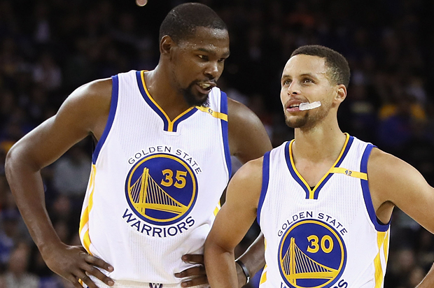 Kevin Durant, Stephen Curry (Getty/Ezra Shaw)