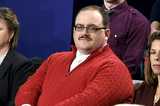 Kenneth Bone in the second presidential debate (Getty/Tasos Katopodis)