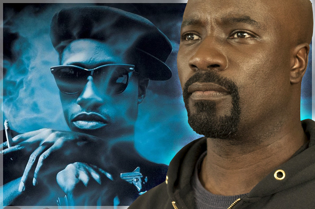 Wesley Snipes in "New Jack City;" Mike Colter in "Luke Cage" (Warner Bros. Pictures/Netflix)