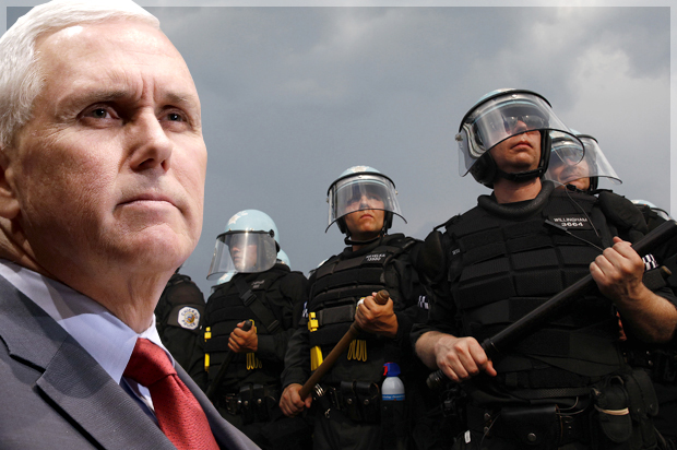 Mike Pence (AP/Michael Conroy/Reuters/Eric Thayer/Photo montage by Salon)