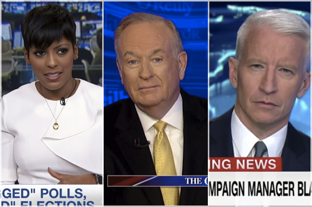 (MSNBC/FOX News/CNN)