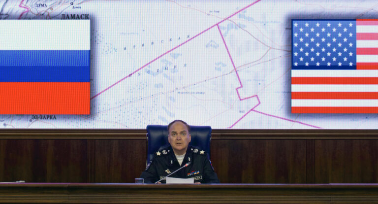 FILE - In this file photo dated Friday, Oct. 7, 2016, Russian Deputy Defense Minister Anatoly Antonov speaks during a media briefing in the Defense Ministry in Moscow. (AP)