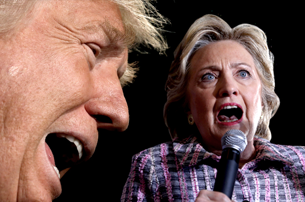 Donald Trump; Hillary Clinton (Reuters/Mike Segar/Getty/Justin Sullivan/Photo montage by Salon)