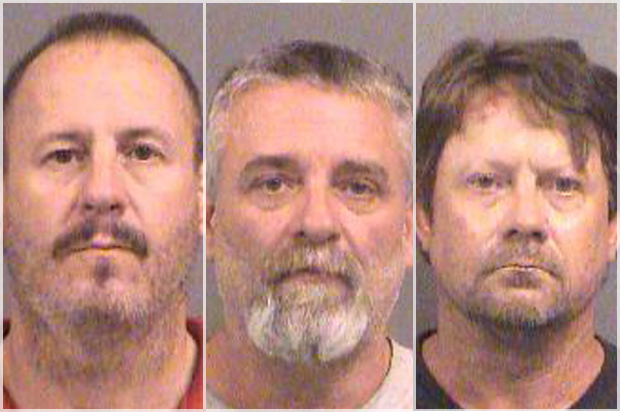 Curtis Allen; Gavin Wright; Patrick Eugene Stein (AP/Sedgwick County Sheriff's Office)