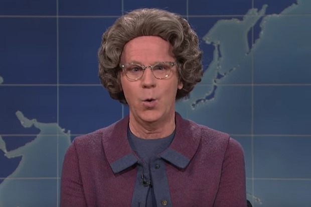 Dana Carvey as Church Lady on "Saturday Night Live," November 5, 2016. (NBC)
