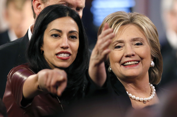 Huma Abedin, Hillary Clinton (Reuters/Jim Young)