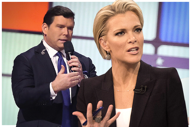Bret Baier; Megyn Kelly (Getty/Scott Olson/Jim Watson/Photo montage by Salon)