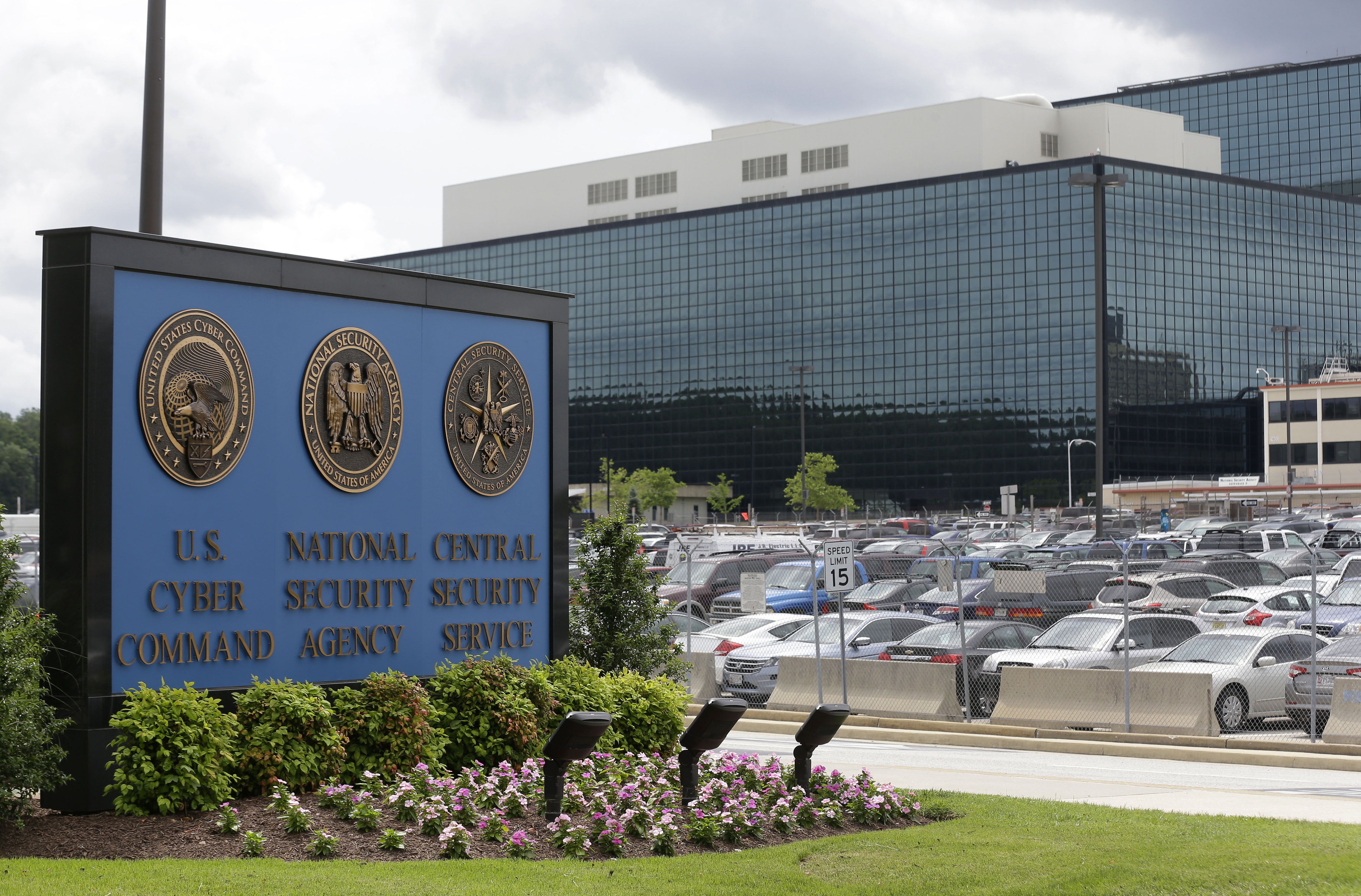 FILE - In this June 6, 2013 file photo, the National Security Agency (NSA) campus in Fort Meade, Md. The top U.S. counterintelligence official says secret government data is vulnerable to thieves, such as the NSA insider who is accused of working undetected for 20 years stealing a large trove of classified material, even as he defended the security controls put in place after the Edward Snowden theft.   (AP Photo/Patrick Semansky, File) (AP)