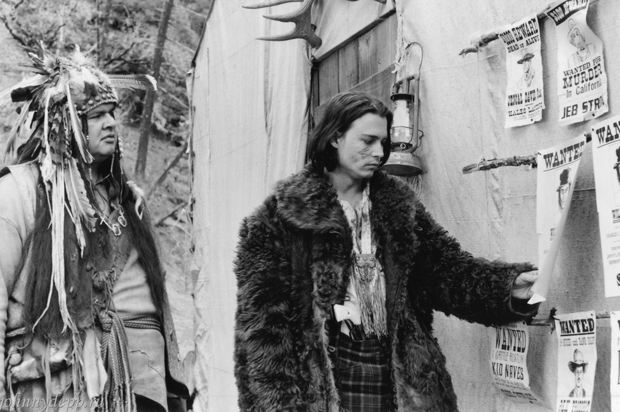 Gary Farmer and Johnny Depp in "Dead Man" (Miramax Films)