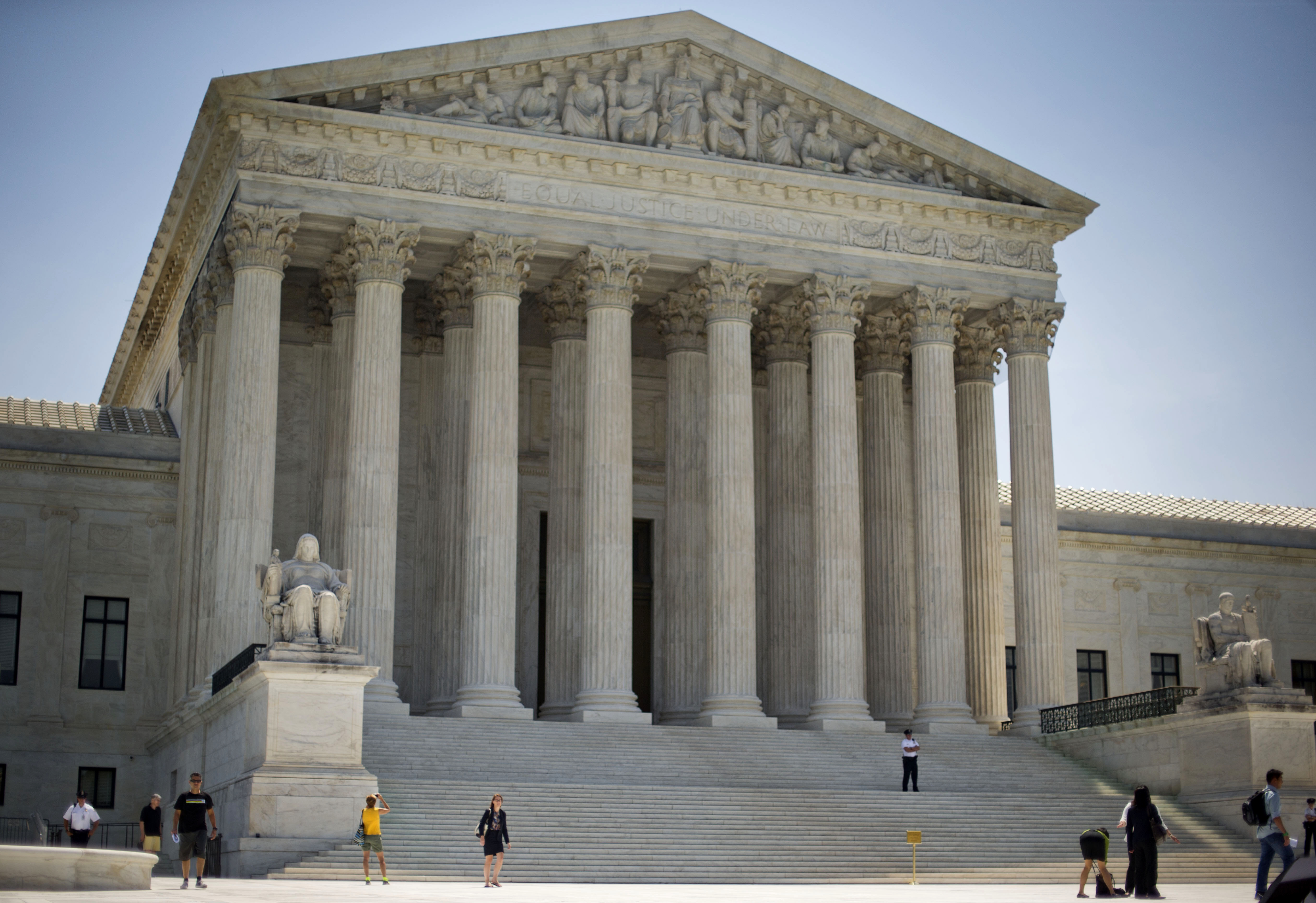 FILE - In this June 30, 2014 file photo, the Supreme Court is seen in Washington. Donald Trump will enter the Oval Office with the ability to re-establish the Supreme Court’s conservative tilt and the chance to cement it for the long term. Trump is expected to act quickly to fill one court vacancy and could choose the successor for up to three justices who will be in their 80s by the time his term ends. (AP Photo/Pablo Martinez Monsivais, File) (AP)