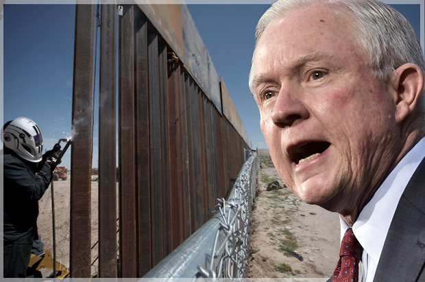 Jeff Sessions (Getty/Mandel Ngan/Reuters/Jose Luis Gonzalez/Photo montage by Salon)