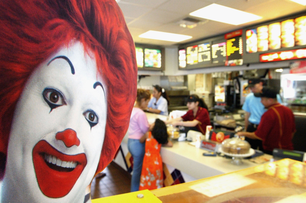 McDonald's restaurant July 29, 2003 in Redwood City, California (Getty/Justin Sullivan)