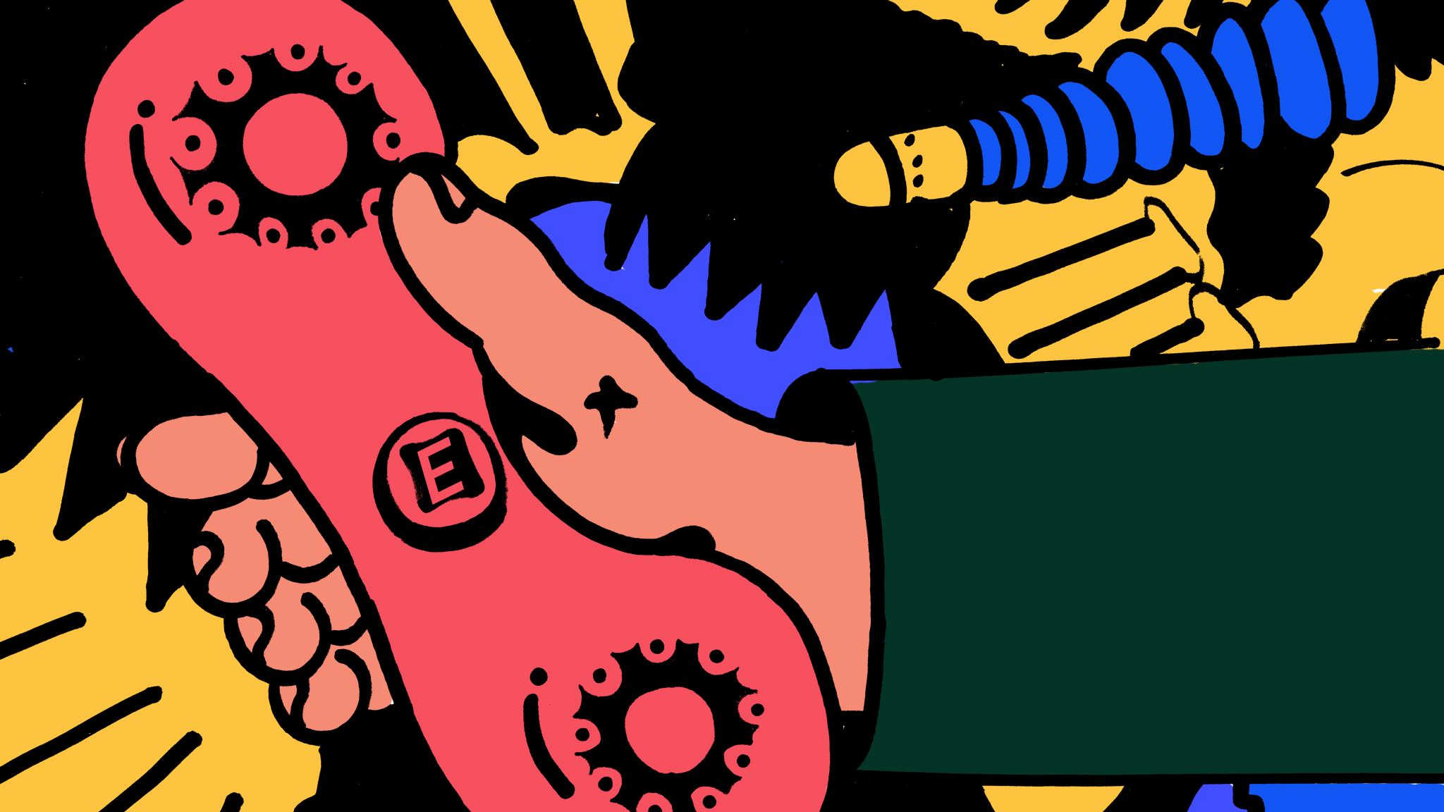 (Illustrations by Elliot Freeman/Narratively)