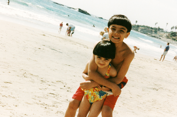 Sameer and his little sister, Sonia (Sameer's parents)