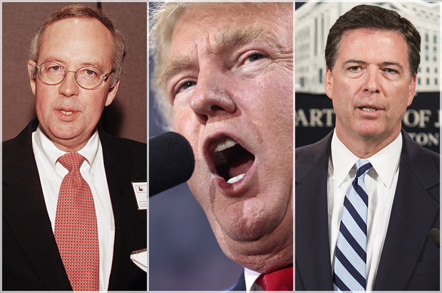 James Comey; Donald Trump; Ken Starr (AP/Nick Ut/Getty/Joe Raedle/Reuters/Joshua Roberts)