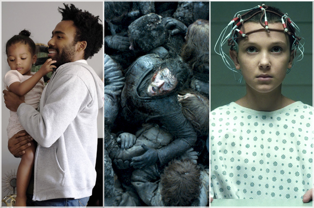 "Atlanta," "Game of Thrones," "Stranger Things" (FX/HBO/Netflix)