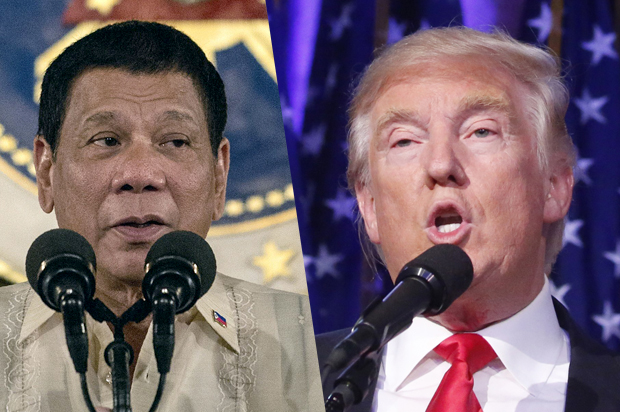 Rodrigo Duterte; Donald Trump (Getty/Noel Celis/Reuters/Carlo Allegri)
