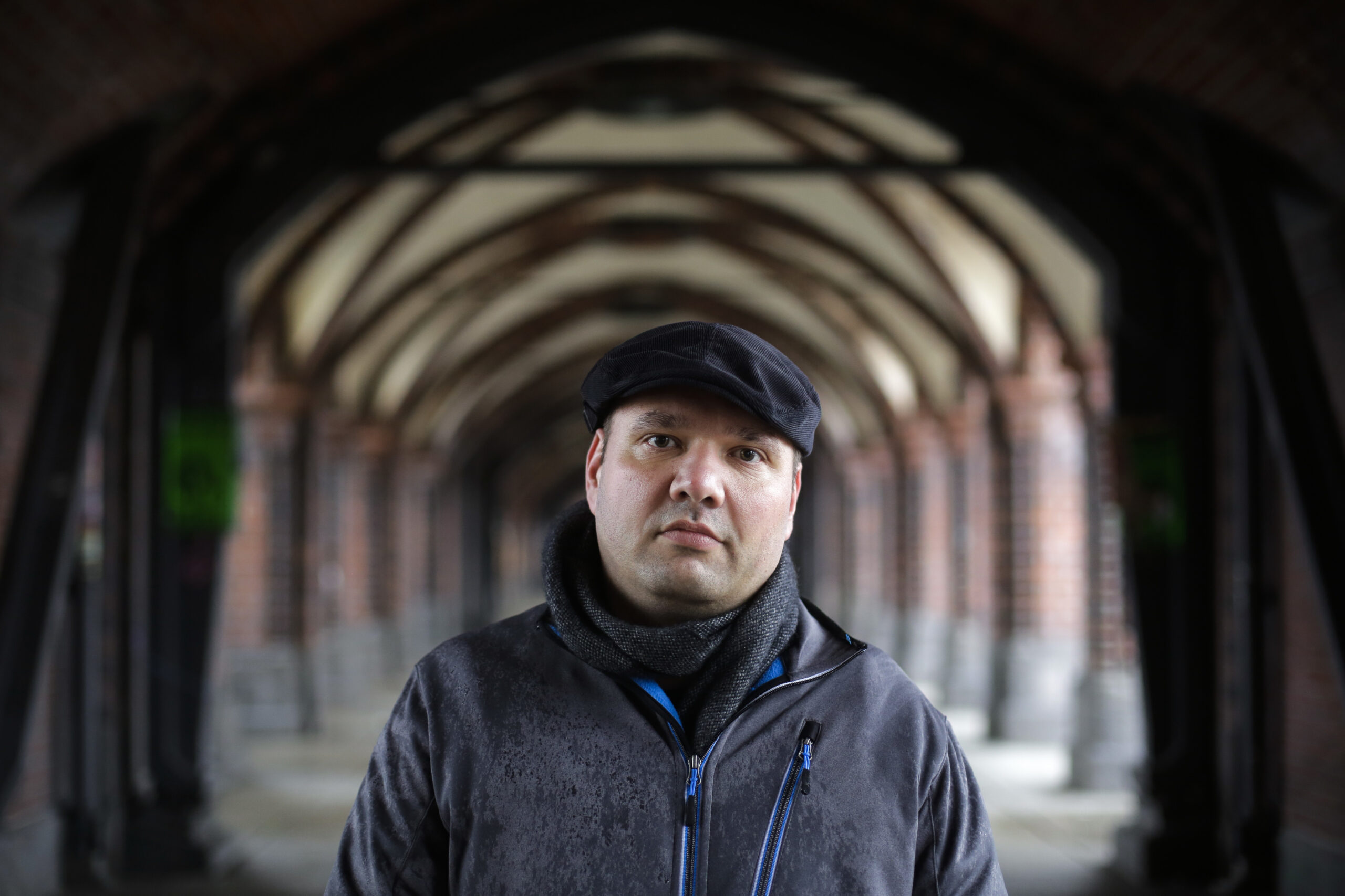 In this Oct. 12, 2016 photo Stefan Rochow, a former far right extremist, poses for a photo prior to an interview with the Associated Press in Berlin.  He is  a member  of a small but effective network of former neo Nazis working to help people leave the far-right scene. Spread across Germany they work closely with an organization called EXIT that provides quick, non-bureaucratic advice to extremists who want out. (AP Photo/Markus Schreiber) (AP)
