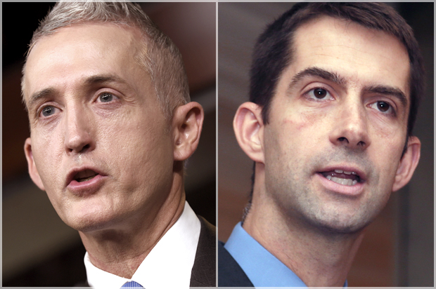 Trey Gowdy; Tom Cotton (AP/Susan Walsh/Danny Johnston)