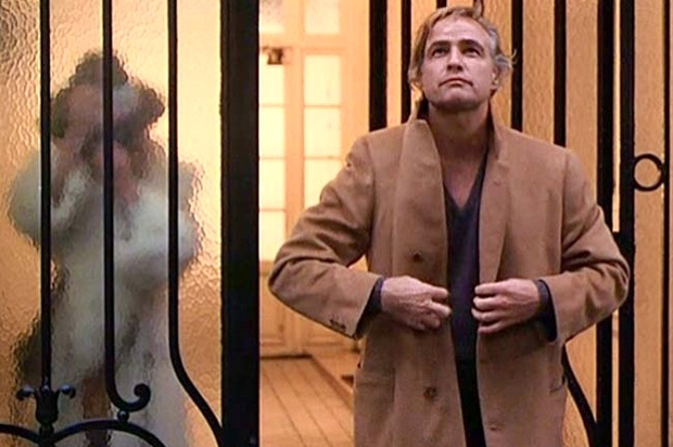 Maria Schneider and Marlon Brando in "Last Tango in Paris" (United Artists)