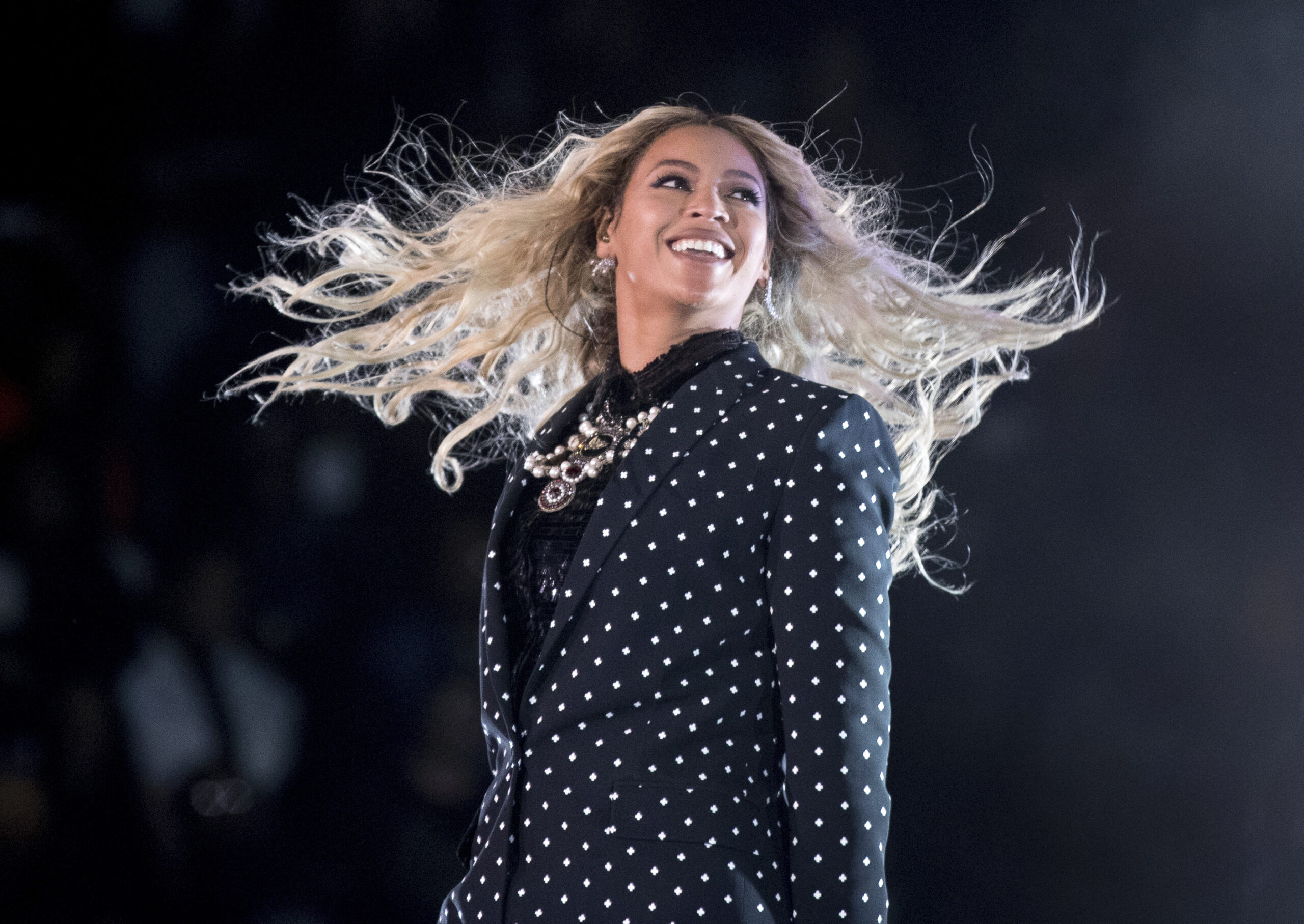FILE - In this Nov. 4, 2016 file photo, Beyonce performs at a Get Out the Vote concert for Democratic presidential candidate Hillary Clinton in Cleveland. The pop star is the leader of the 2017 Grammys with nine nominations, including bids for album of the year with “Lemonade,” and song and record of the year with “Formation,” announced Tuesday, Dec. 6. The singer, who already has 20 Grammys, is also the first artist to earn nominations in the pop, rock, R&B and rap categories in the same year. () (AP Photo/Andrew Harnik, File)