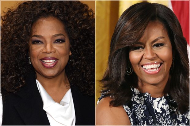 Oprah Winfrey; Michelle Obama (Getty/ Jamie McCarthy/Mark Wilson)